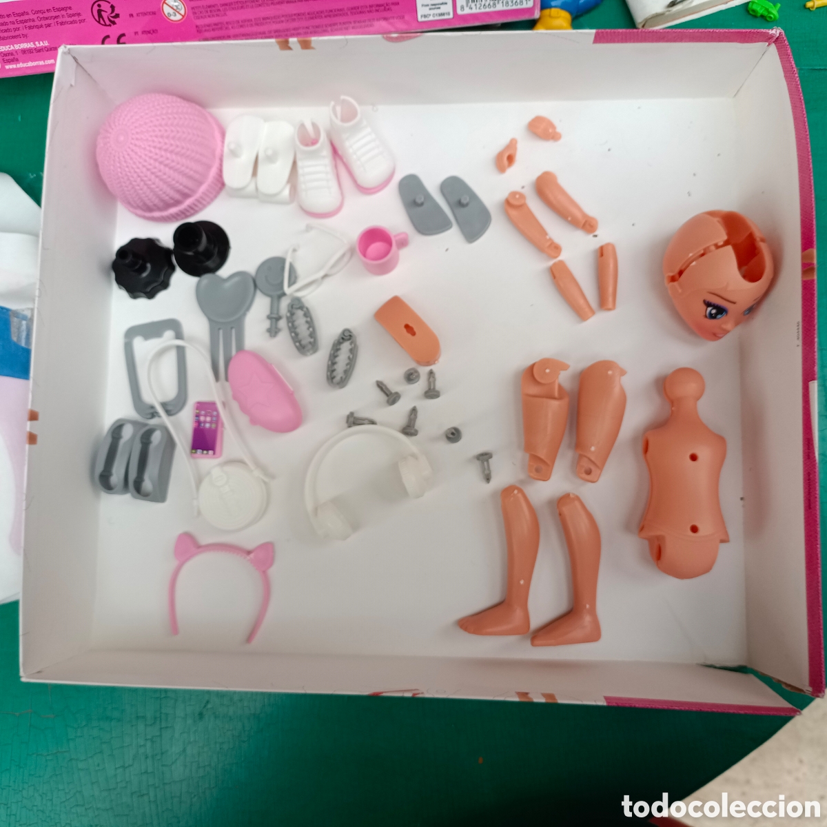 Juegos de mesa: My model doll design monta y viste tu mu&ntilde;eca - Foto 2