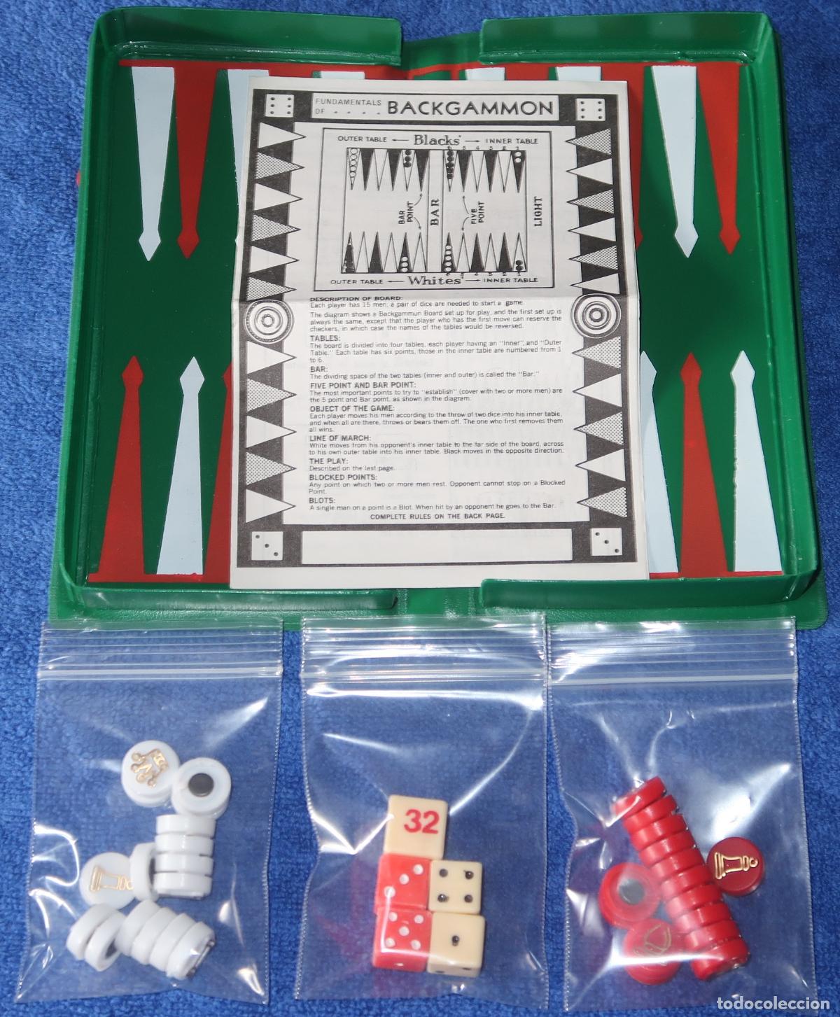 Juegos de mesa: Antiguo Ajedrez, Damas y Backgamon magn&eacute;ticos &iexcl;Impecable! - Foto 3