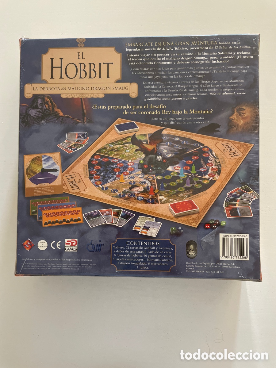 Juegos de mesa: Juego de Mesa EL HOBBIT A&Ntilde;O 2002 DEVIR PRECINTADO - Foto 4