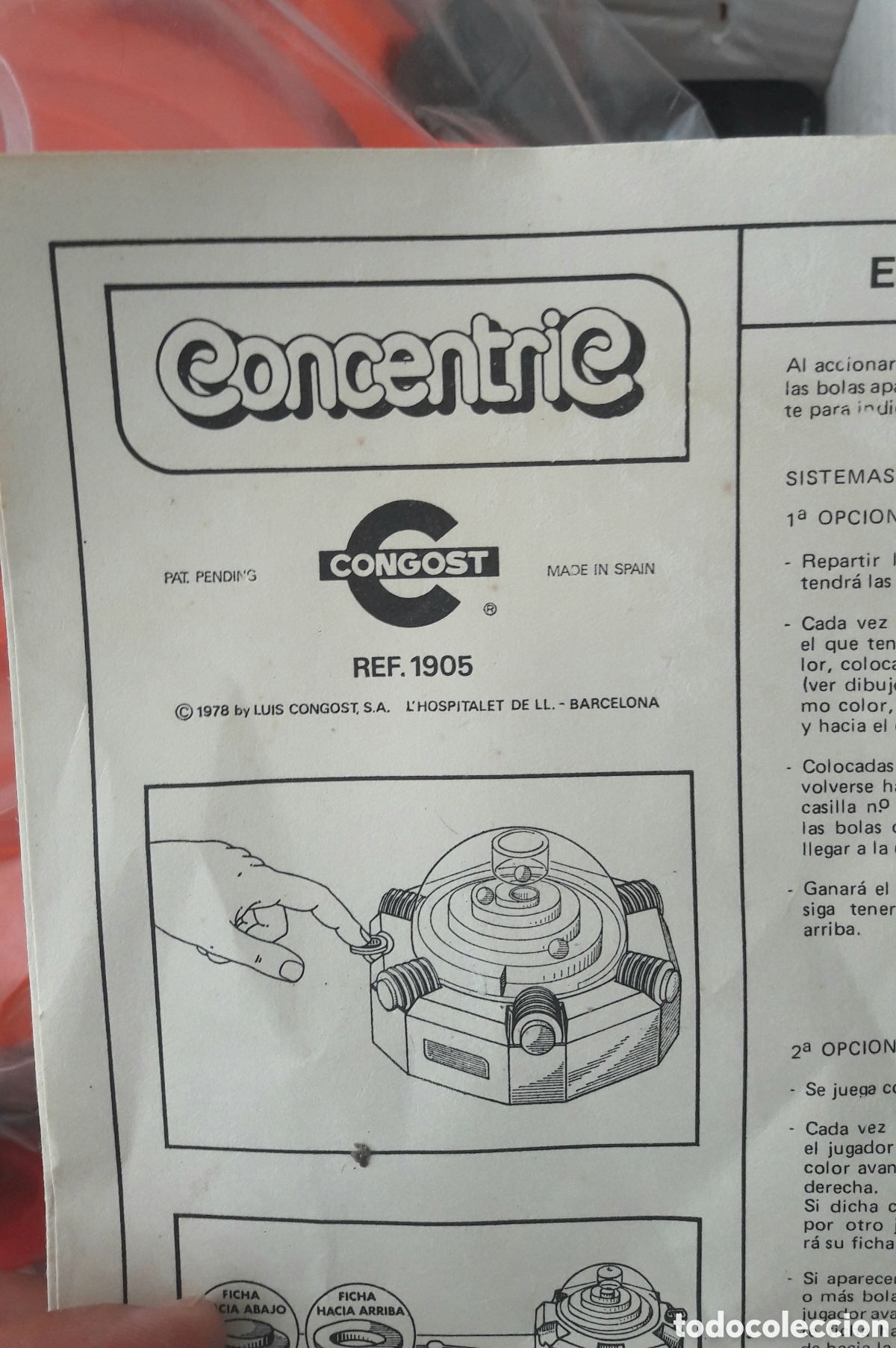 Juegos de mesa: Juego de mesa Concentric. Ref. 1905 Congost 1978. Nuevo en caja - Foto 2