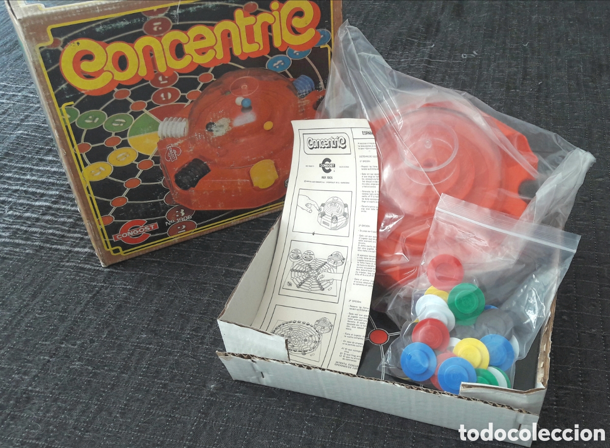 Juegos de mesa: Juego de mesa Concentric. Ref. 1905 Congost 1978. Nuevo en caja - Foto 1