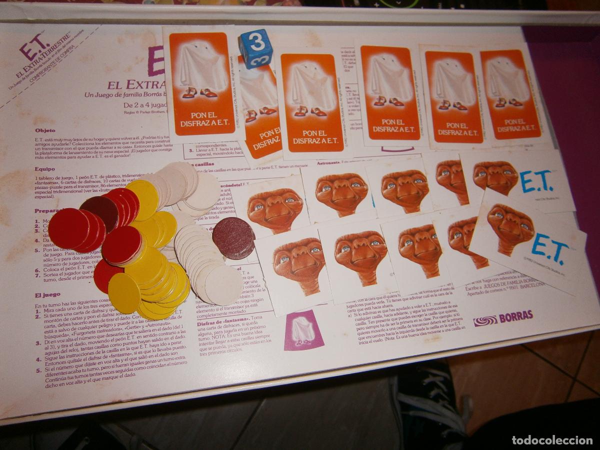 Juegos de mesa: ANTIGUO JUEGO E.T. EL EXTRATERRESTRE COMPLETO - Foto 4