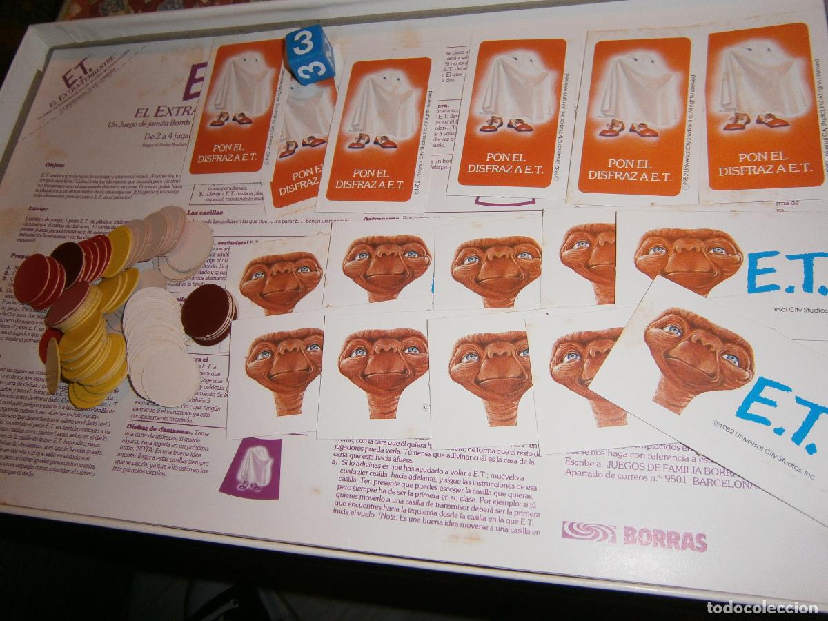 Juegos de mesa: ANTIGUO JUEGO E.T. EL EXTRATERRESTRE COMPLETO - Foto 5