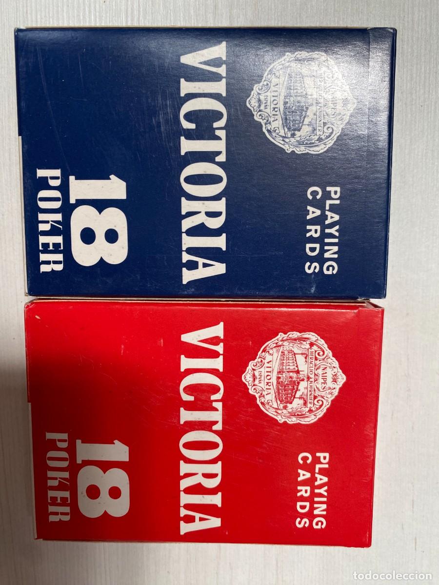 Juegos de mesa: 2BARAJAS DE POKER MARCA VICTORIA - Foto 1