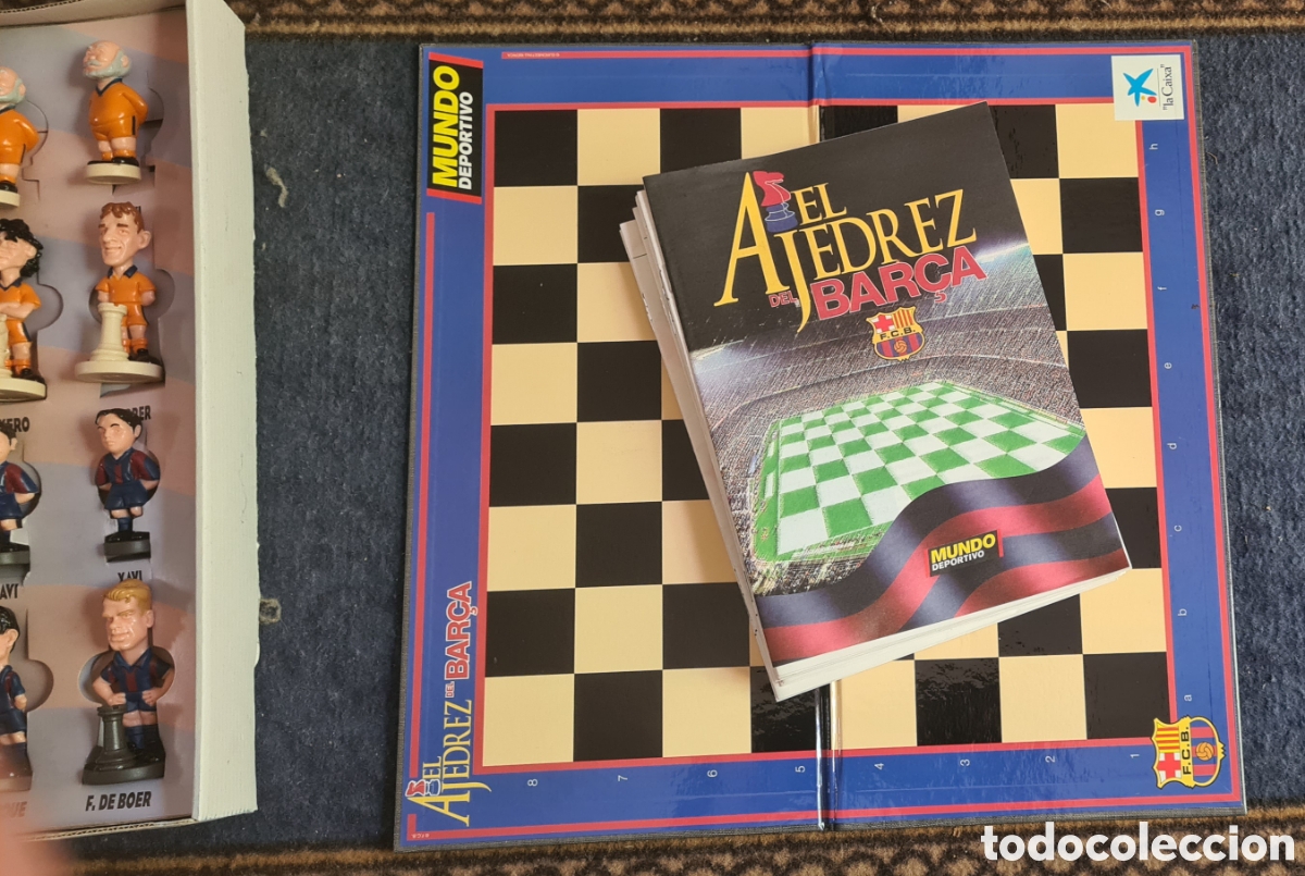 Juegos de mesa: Antiguo Ajedrez del F.C Barcelona - Foto 10