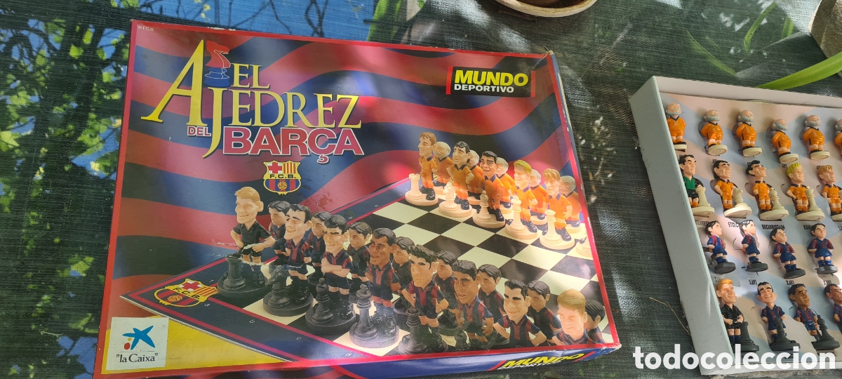 Juegos de mesa: Antiguo Ajedrez del F.C Barcelona - Foto 14