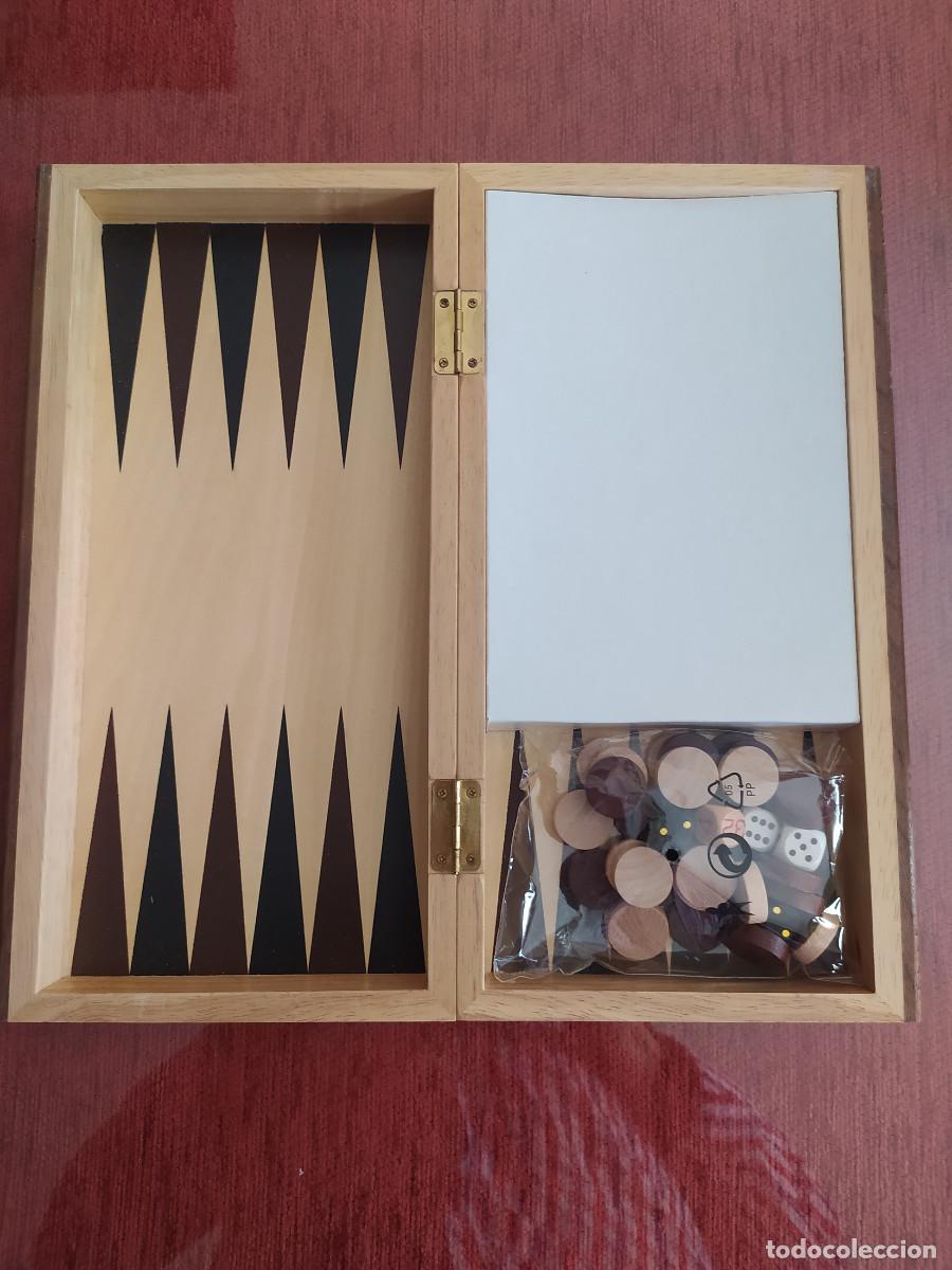 Juegos de mesa: JUEGO BACKGAMMON MADERA - Foto 1