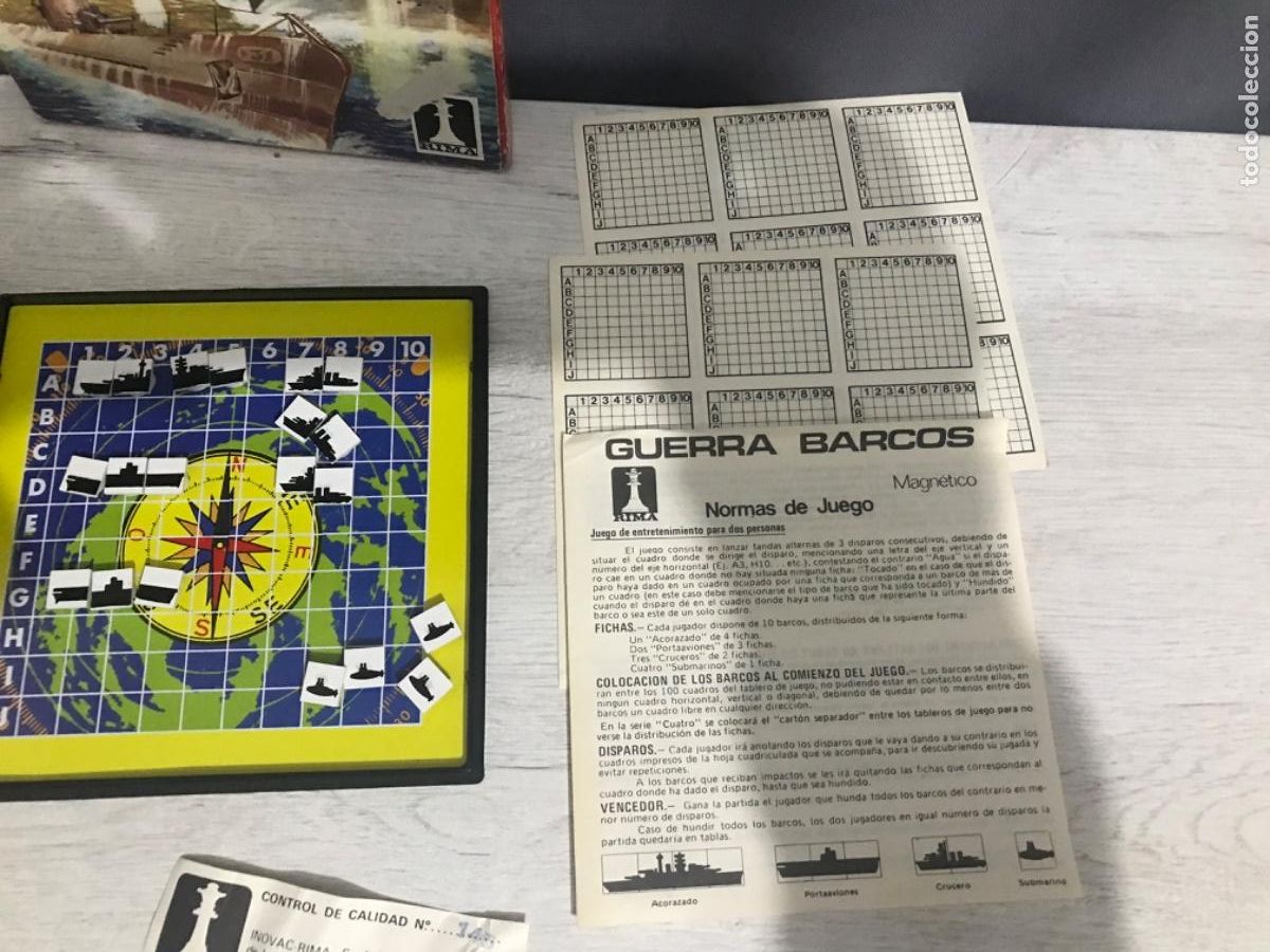 Juegos de mesa: Guerra de barcos magn&eacute;ticos de Rima - Foto 15