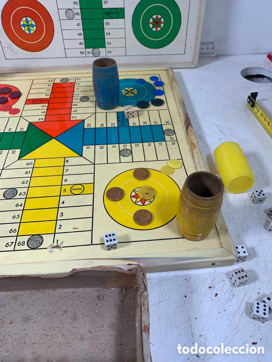 Juegos de mesa: 01_ Antiguo parch&iacute;s oca - Foto 4