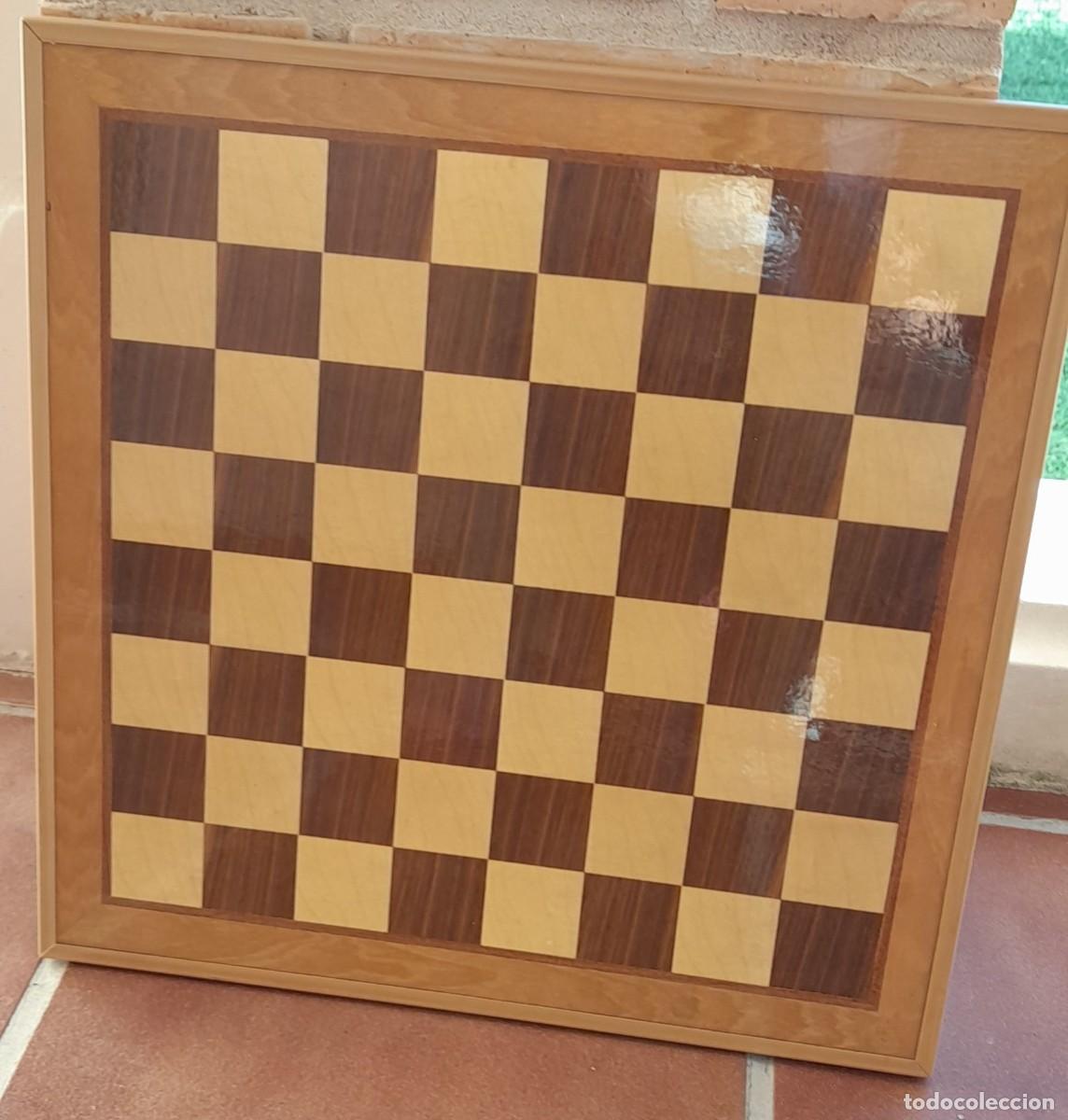 Juegos de mesa: TABLERO DE AJEDREZ SIN FIGURAS - Foto 2