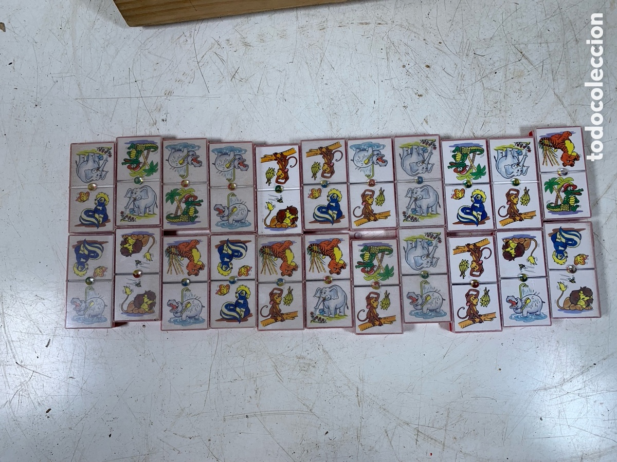 Juegos de mesa: 01_ domino infantil incompleto - Foto 1