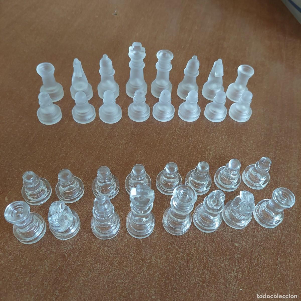 Juegos de mesa: Fichas de ajedrez de cristal - Foto 1