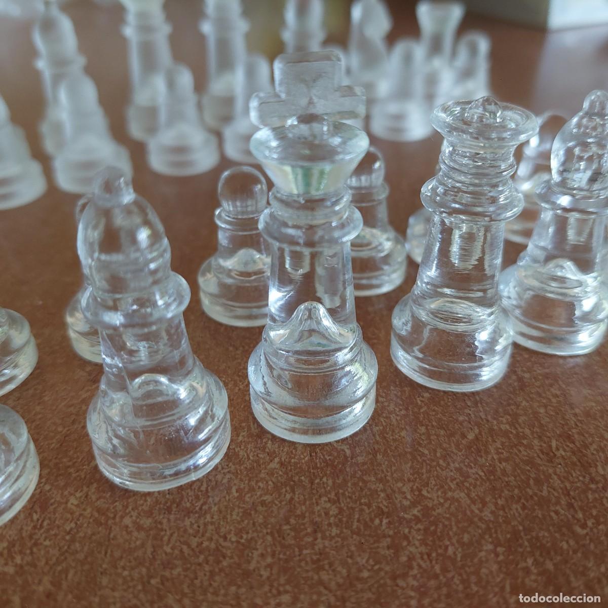 Juegos de mesa: Fichas de ajedrez de cristal - Foto 3