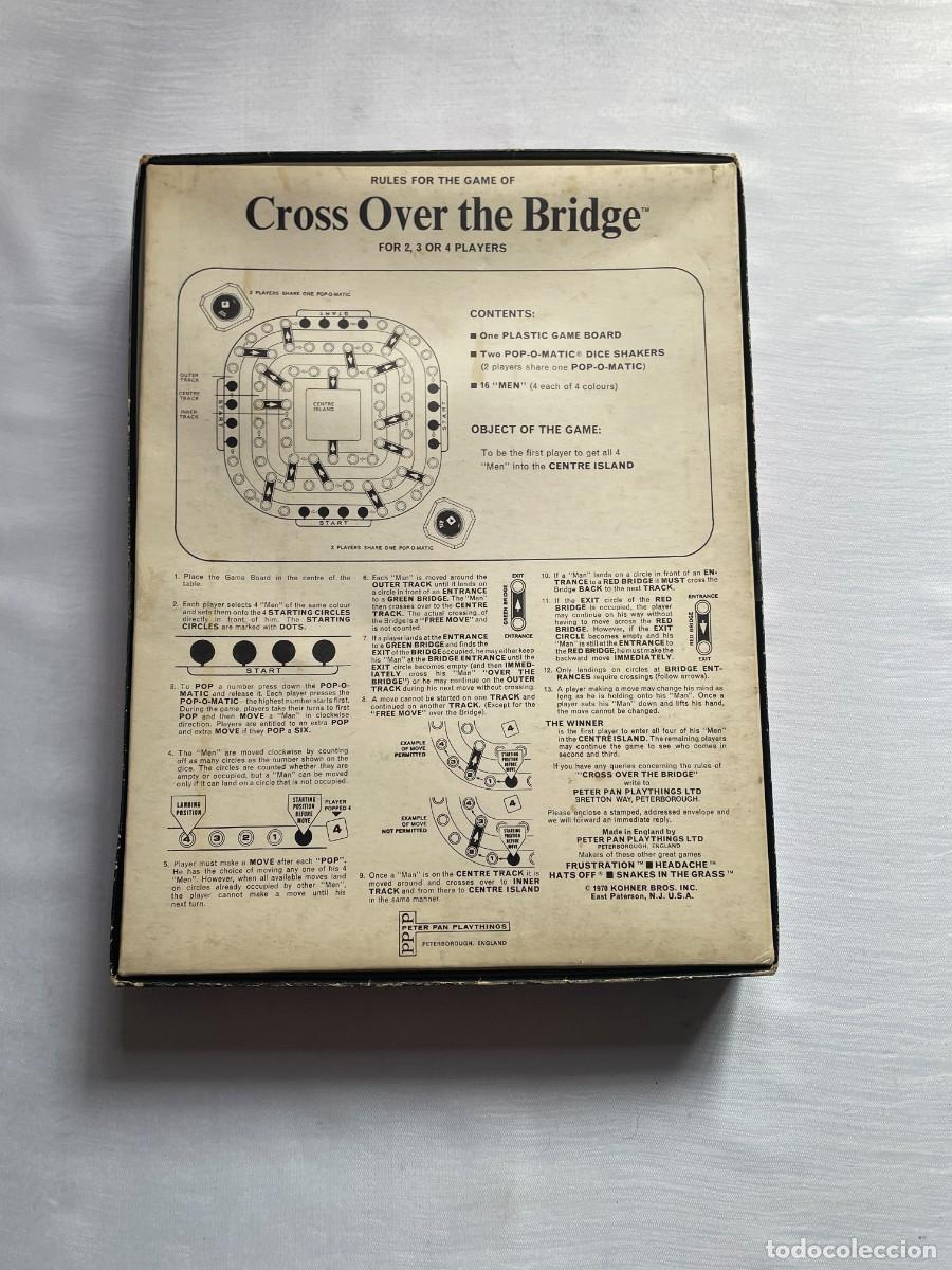 Juegos de mesa: CROSS OVER THE BRIDGE 1970 KOHNER BROS - Foto 3