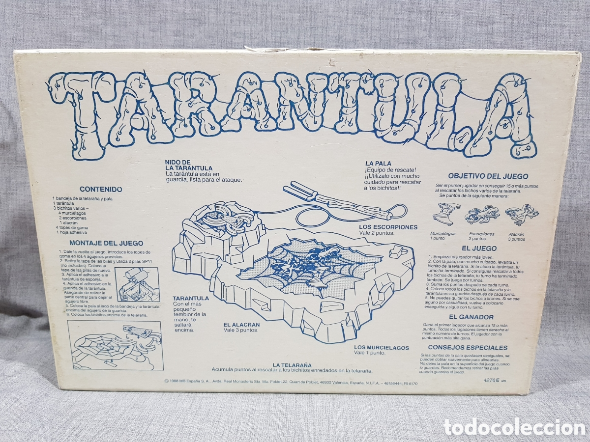 Juegos de mesa: JUEGO TAR&Aacute;NTULA DE MB. A&Ntilde;O 1988 - Foto 7