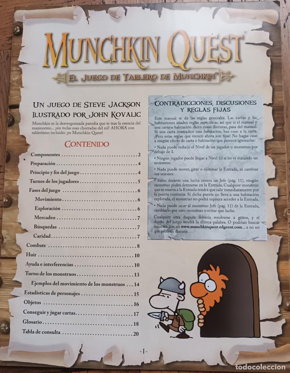 Juegos de mesa: Munchkin quest, juego de tablero - Foto 2