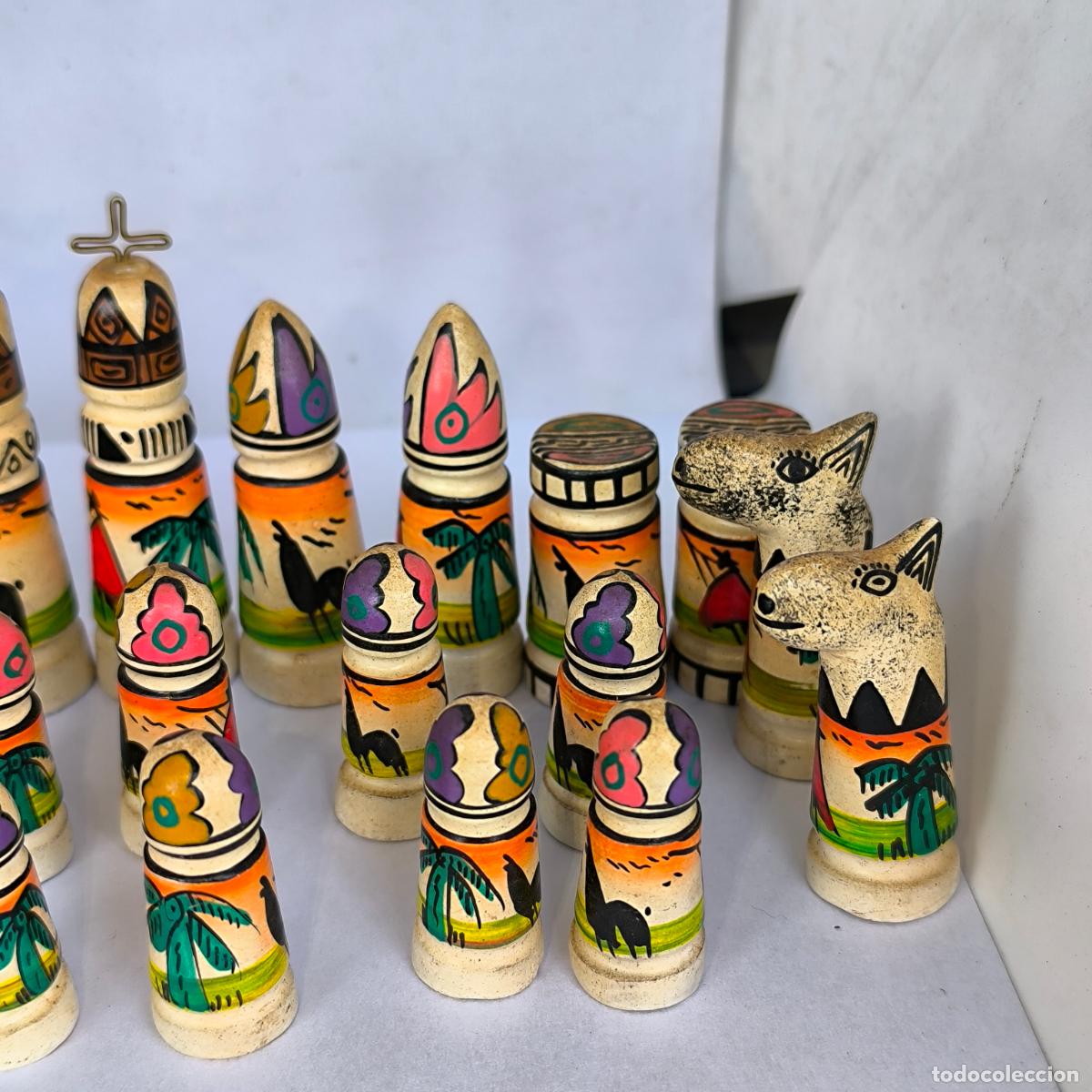 Juegos de mesa: Juego ajedrez Azteca de terracota - Foto 4
