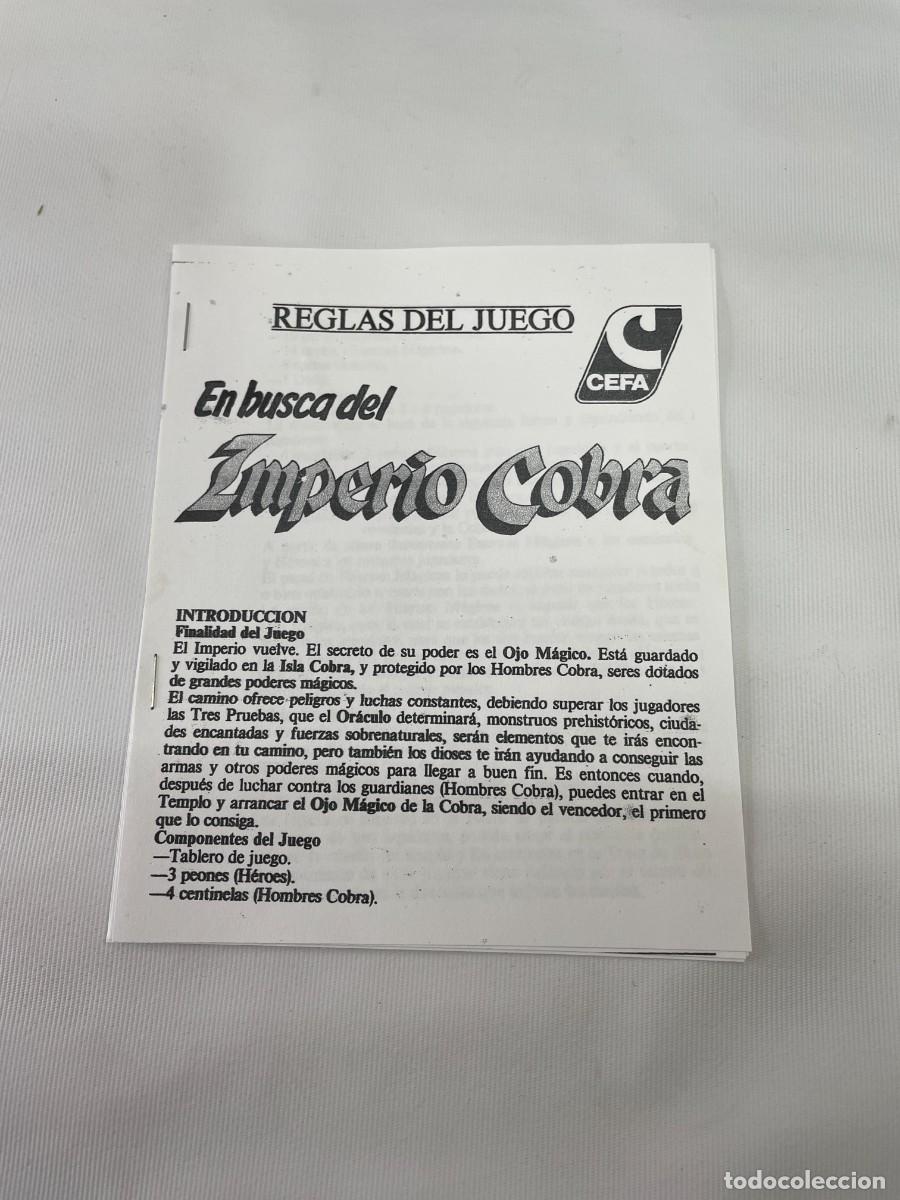 Juegos de mesa: JUEGO MESA IMPERIO COBRA CEFA - Foto 6