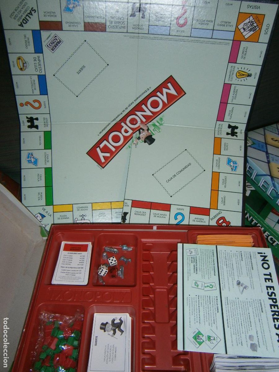Juegos de mesa: ANTIGUO JUEGO DE MESA - MONOPOLY (CON EL DADO RAPIDO) - Foto 3