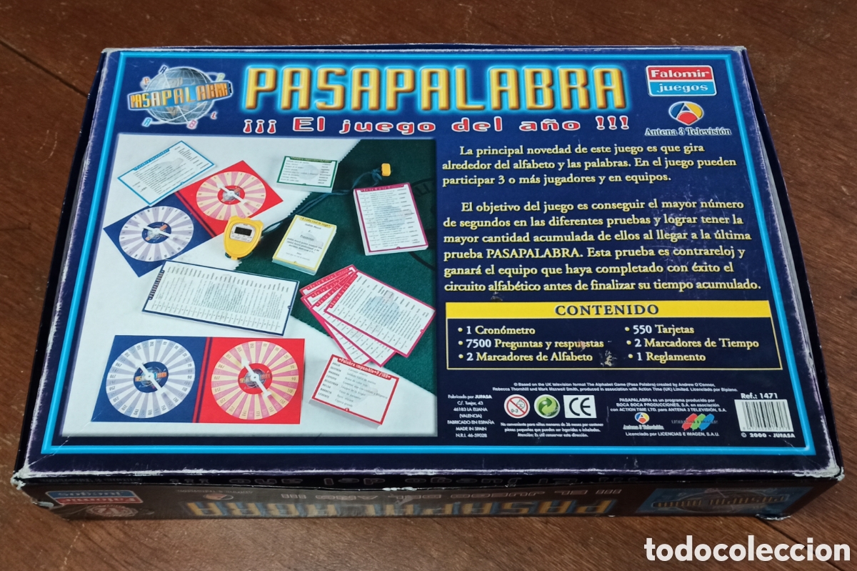 Juegos de mesa: Juego de mesa Pasapalabra (2000) - Foto 2