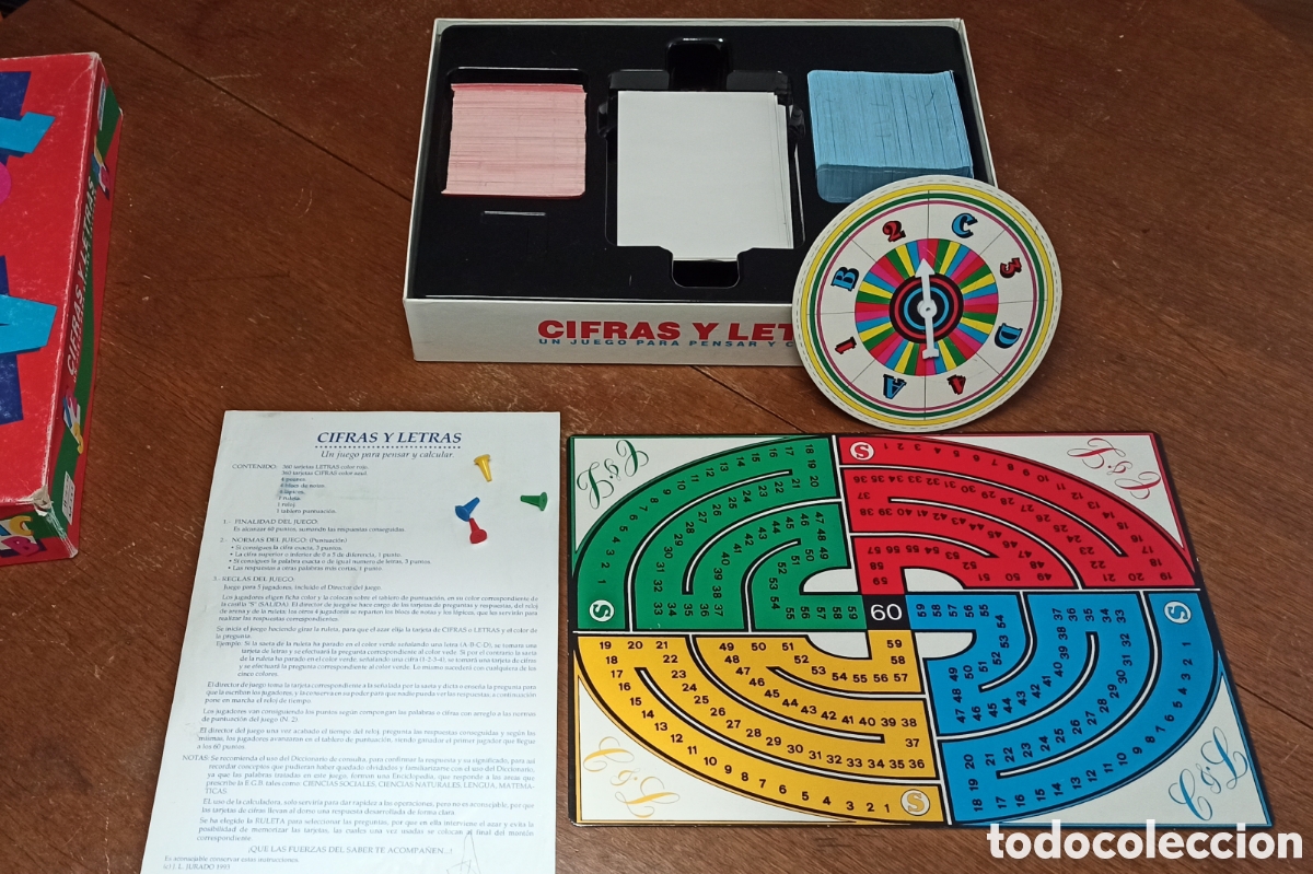 Juegos de mesa: Juego de mesa Cifras y letras (1993) - Foto 3