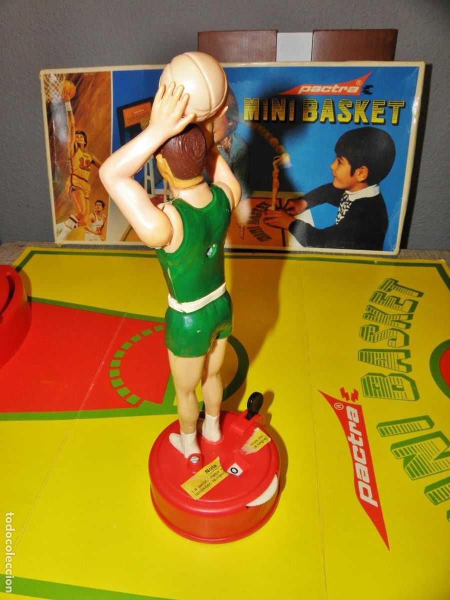 Juegos de mesa: juego mini b&aacute;squet de Pactra ref. 741 en caja y completo - Foto 7