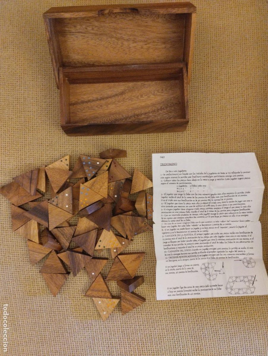 Juegos de mesa: Juego Tridomino madera - Foto 2