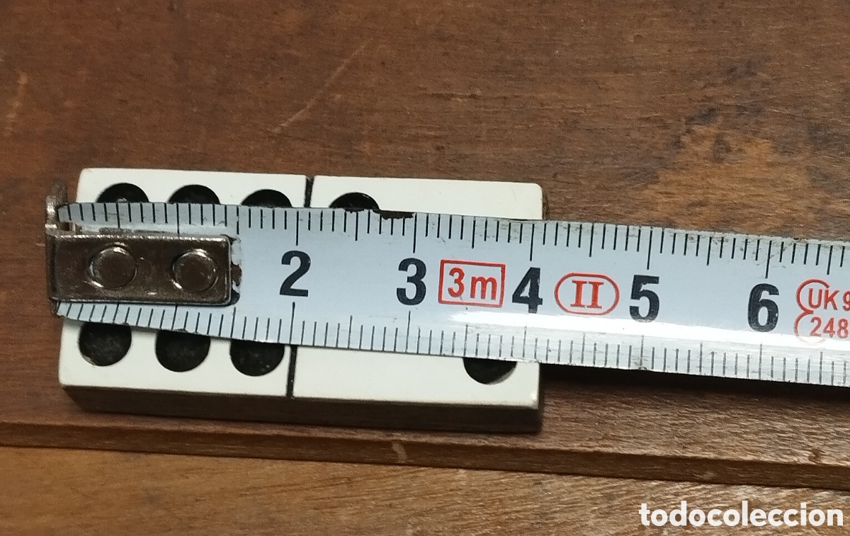 Juegos de mesa: Antiguo domino de madera - Foto 7