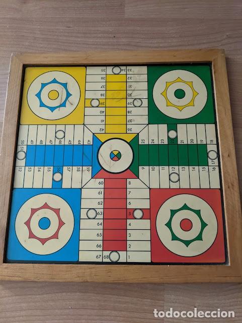 Juegos de mesa: ANTIGUO TABLERO OCA/PARCH&Iacute;S - Foto 2