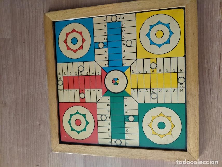Juegos de mesa: ANTIGUO TABLERO PARCH&Iacute;S/DAMAS - Foto 1