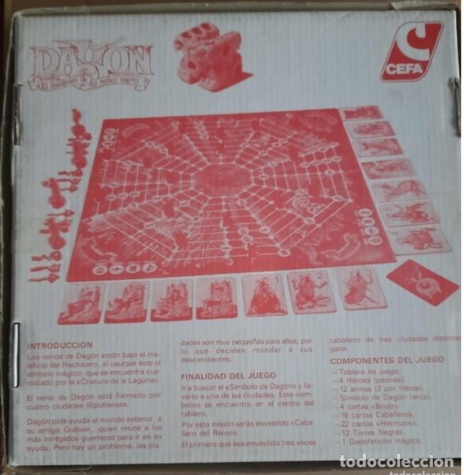 Juegos de mesa: Antiguo juego de mesa CEFA, Dagon de los 80 - Foto 2