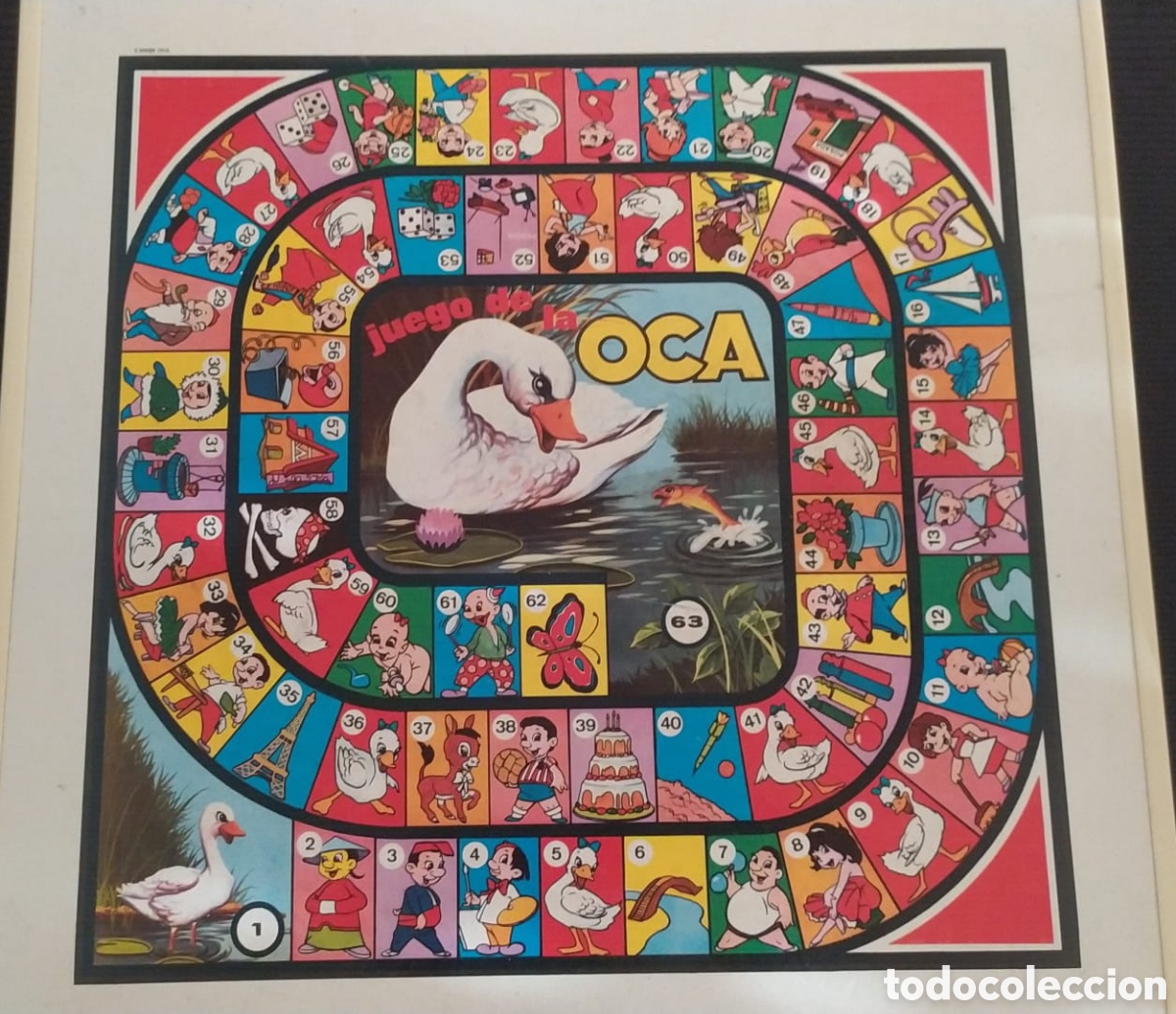 Juegos de mesa: TABLERO PARCHIS Y OCA. VINTAGE - Foto 2