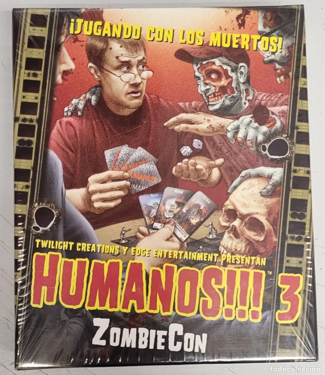 Juegos de mesa: HUMANOS !!! 3 - ZOMBIECON - EXPANSION / EDGE ZOMBIES!!! - Foto 1