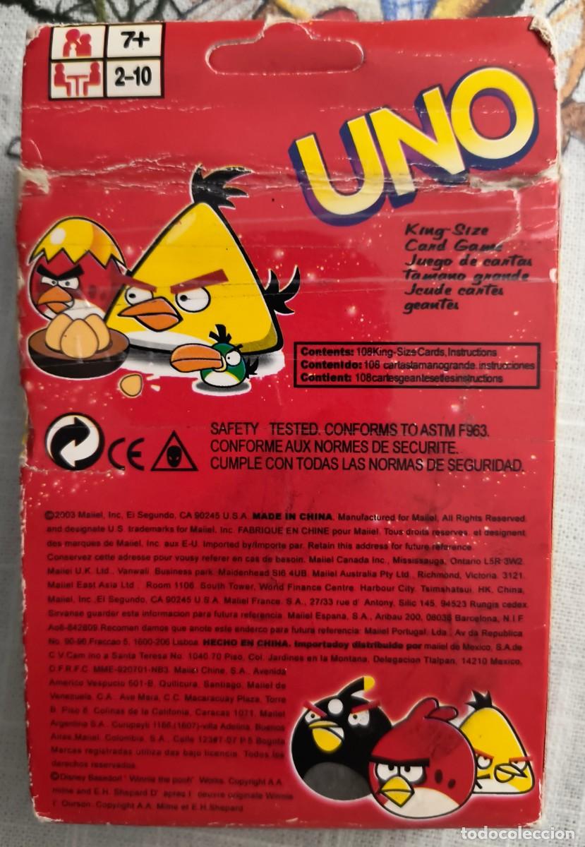 Juegos de mesa: JUEGO UNO ANGRY BIRDS - Foto 3