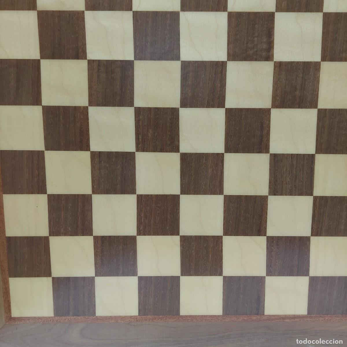 Juegos de mesa: Tablero ajedrez de madera - Foto 2