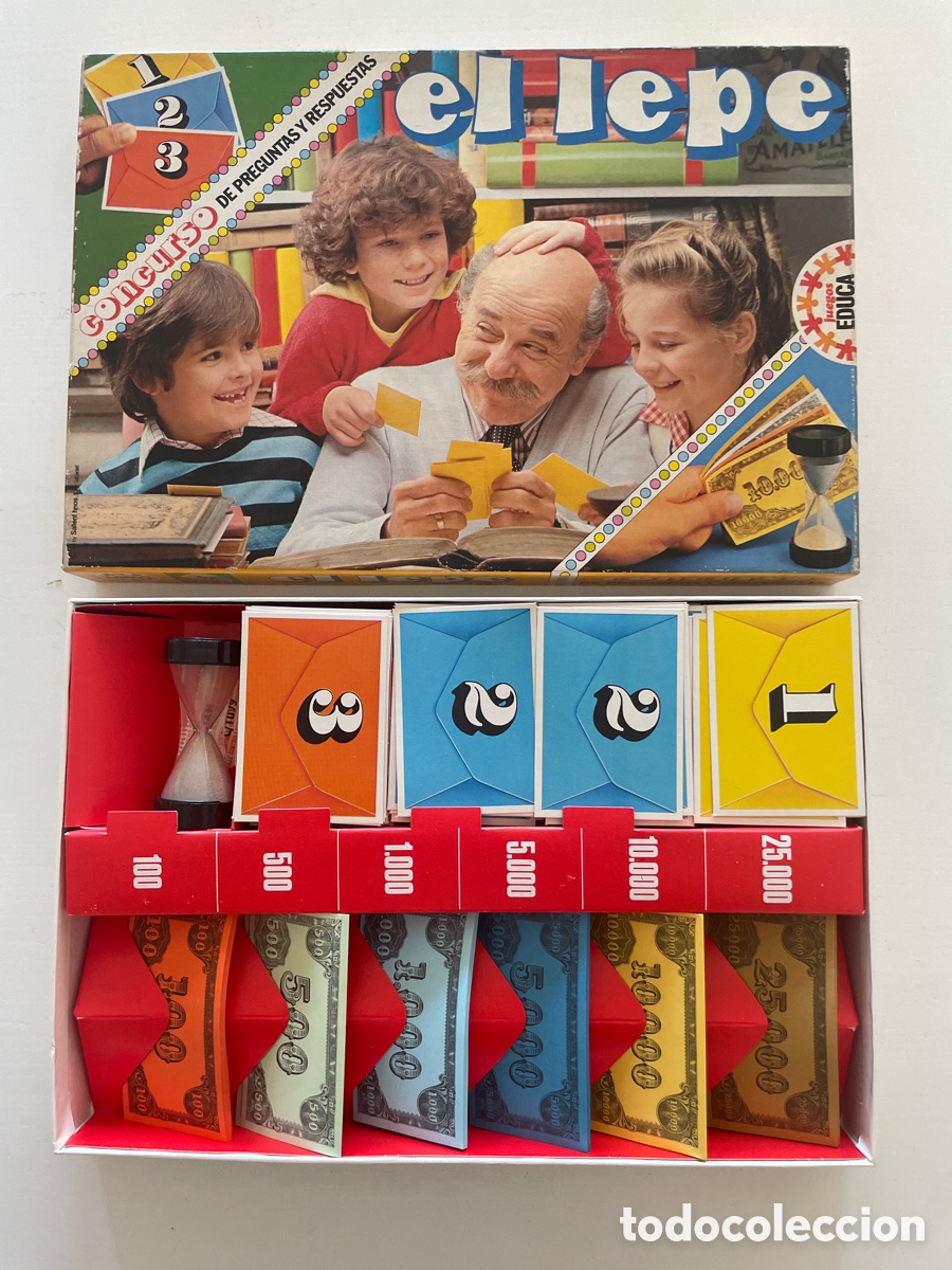 Juegos de mesa: Juego de Mesa EL LEPE A&Ntilde;O 1980 EDUCA NUEVO - Foto 3