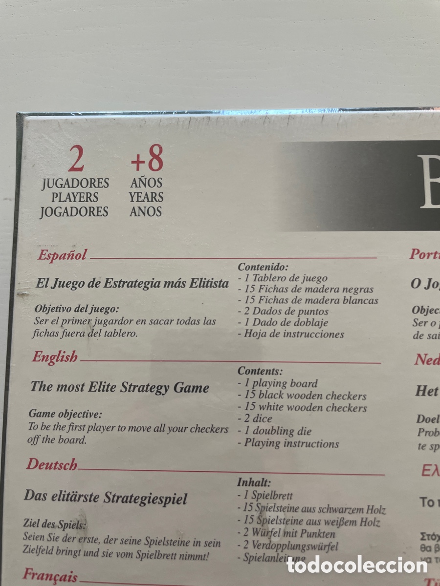 Juegos de mesa: Juego de Mesa BACKGAMMON BORRAS PRECINTADO - Foto 5
