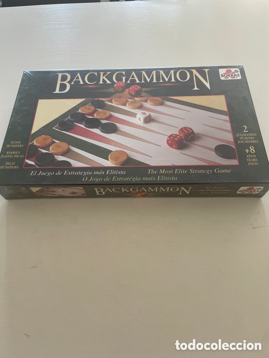 Juegos de mesa: Juego de Mesa BACKGAMMON BORRAS PRECINTADO - Foto 6
