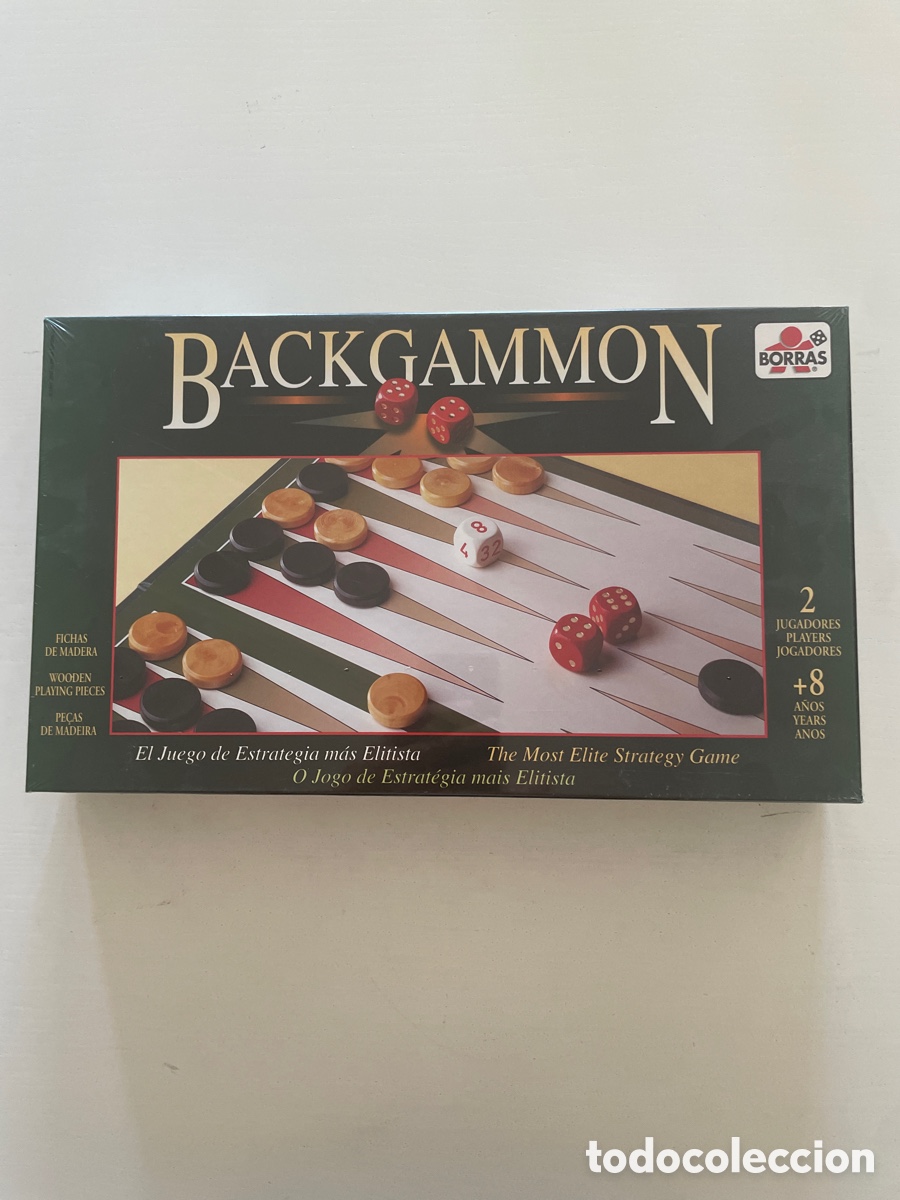 Juegos de mesa: Juego de Mesa BACKGAMMON BORRAS PRECINTADO - Foto 1