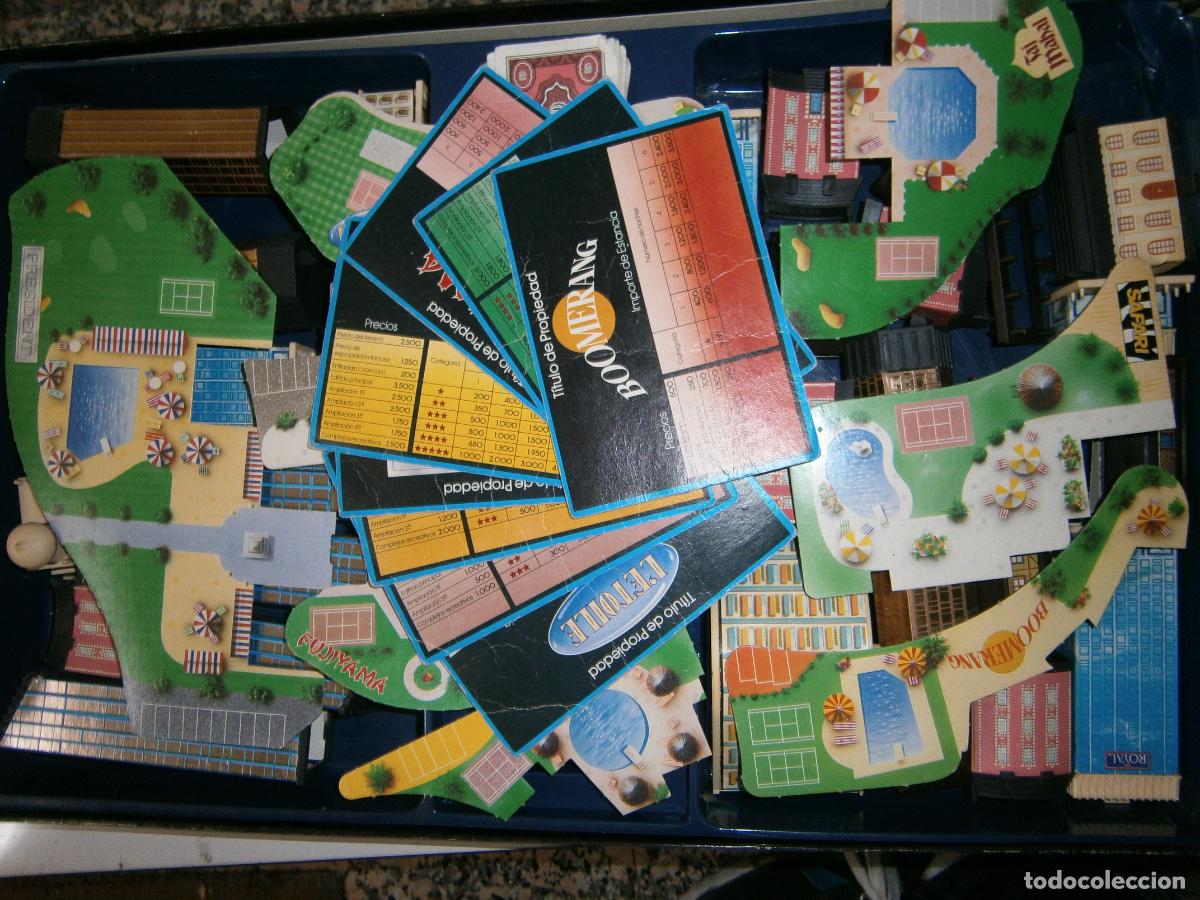 Juegos de mesa: ESPECTACULAR Y ANTIGUO JUEGO DE MESA - HOTEL - Foto 4