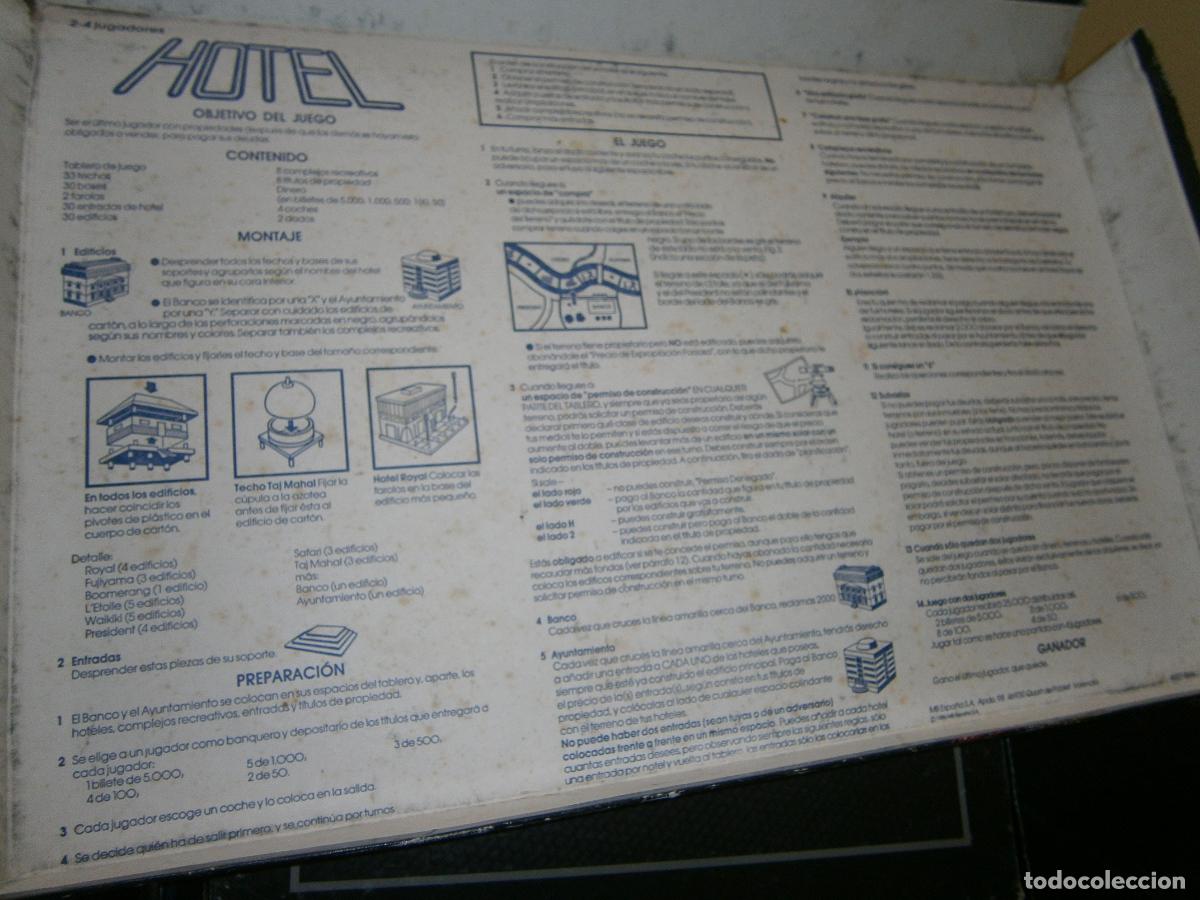 Juegos de mesa: ESPECTACULAR Y ANTIGUO JUEGO DE MESA - HOTEL - Foto 9