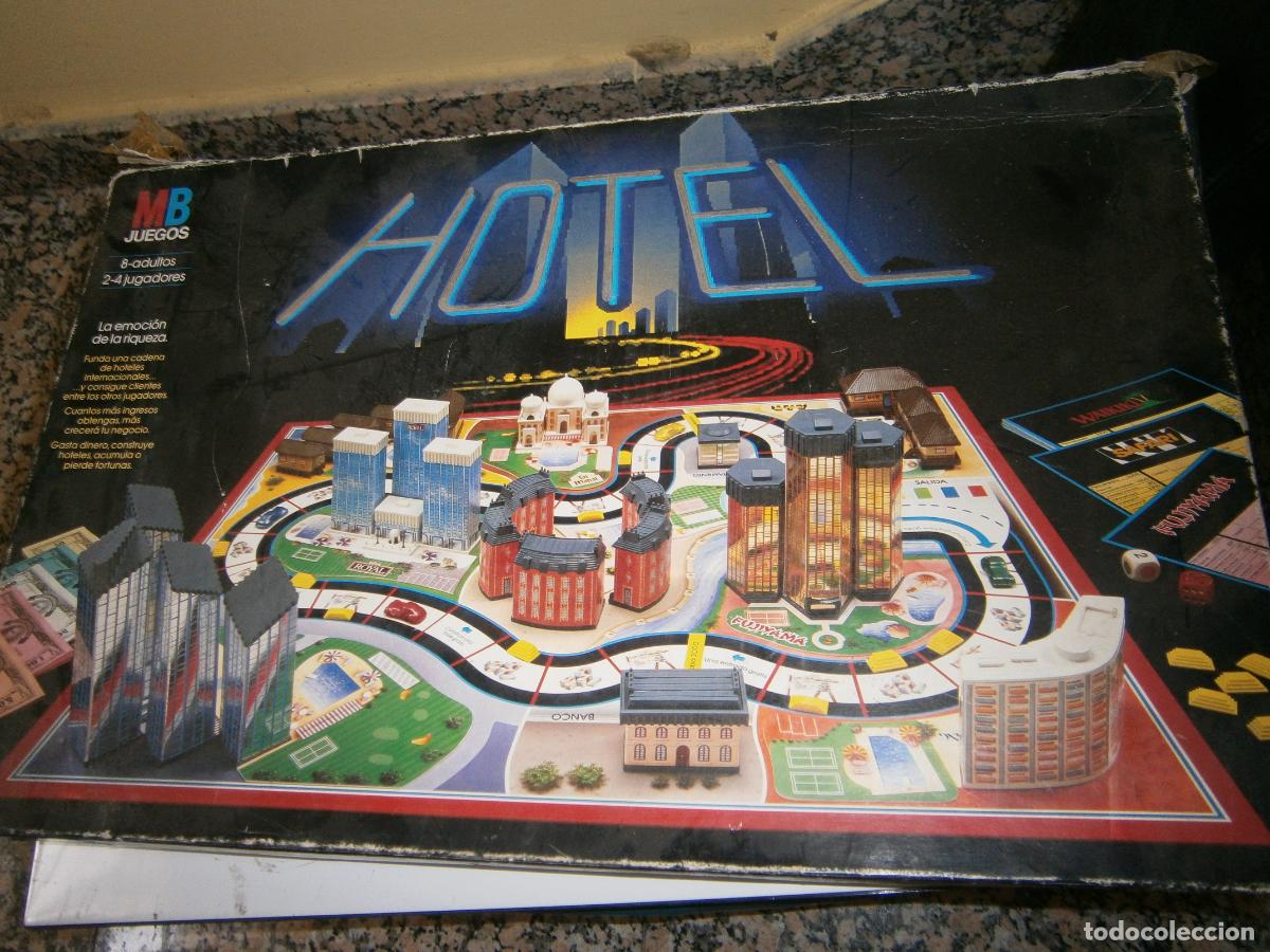 Juegos de mesa: ESPECTACULAR Y ANTIGUO JUEGO DE MESA - HOTEL - Foto 1
