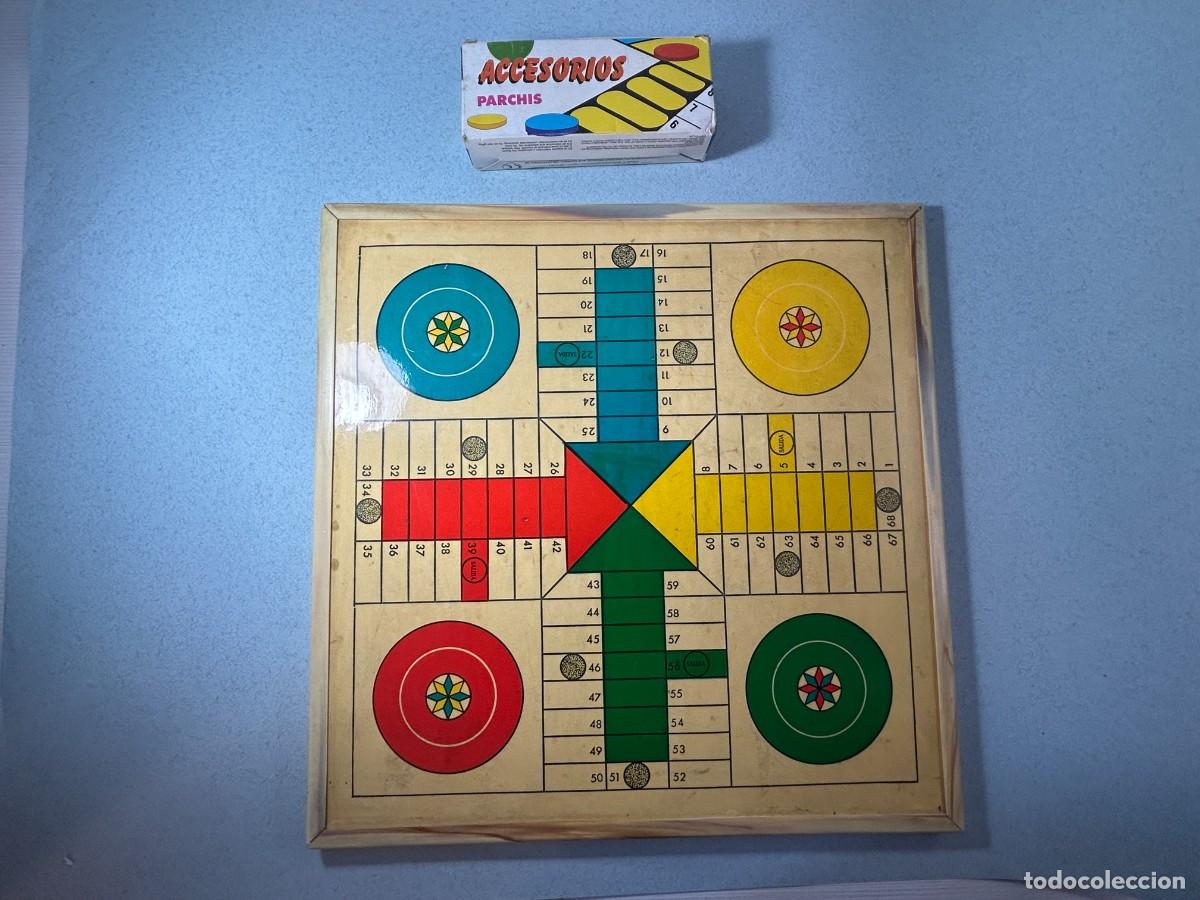 Juegos de mesa: PARCHIS Y OC DE MADERA COMPLETO - Foto 1