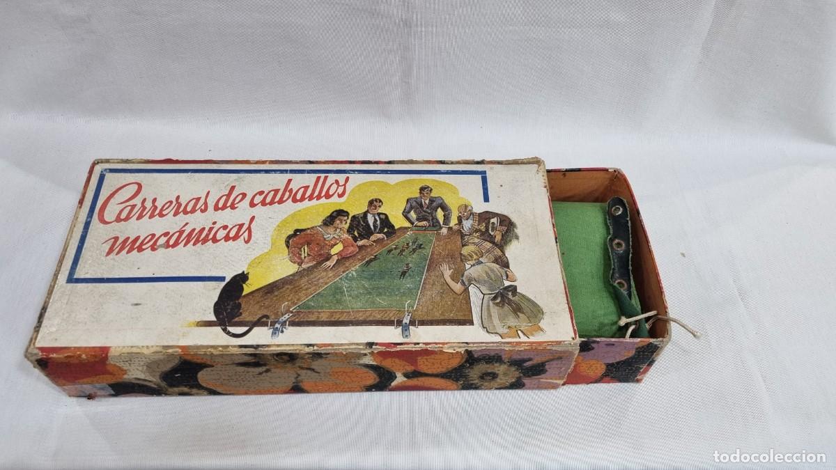 Juegos de mesa: Juego carrera de caballos mec&aacute;nicos - Foto 4