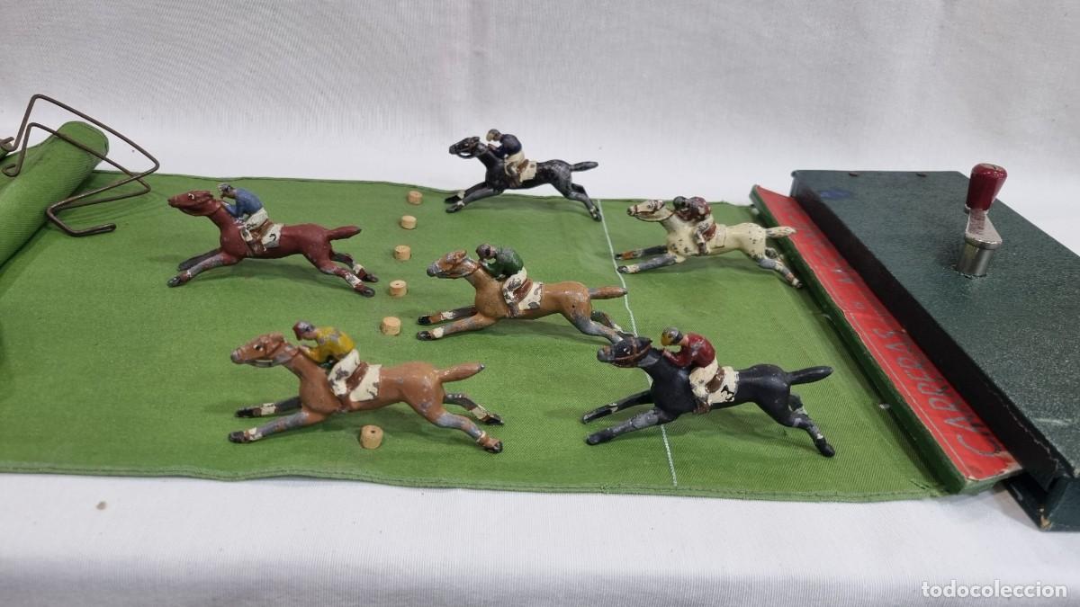 Juegos de mesa: Juego carrera de caballos mec&aacute;nicos - Foto 6