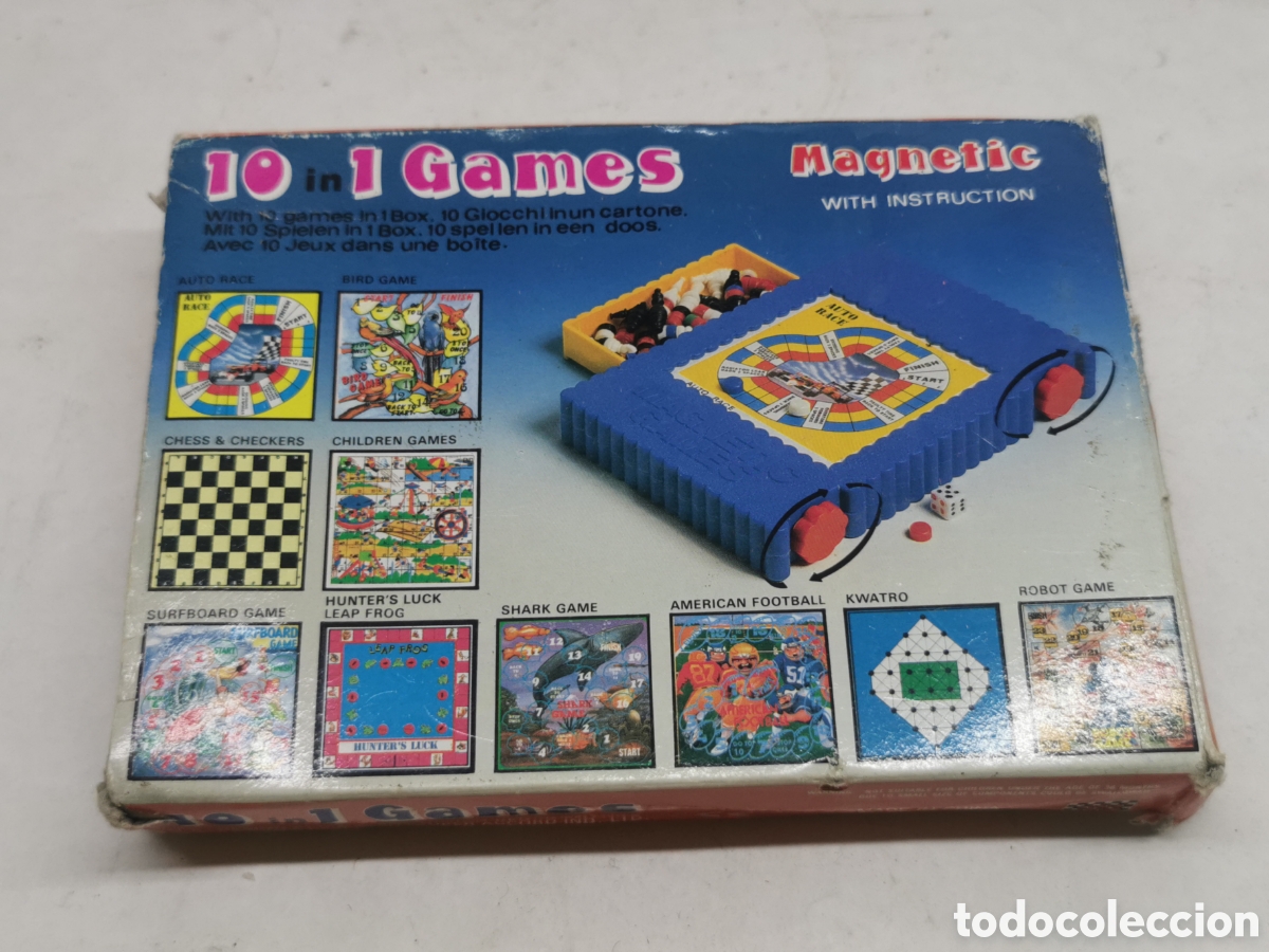 Juegos de mesa: Juego magn&eacute;tico 10 en 1 - Foto 2