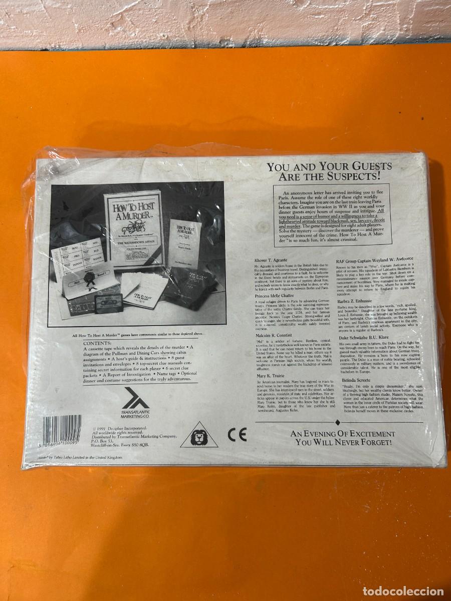 Juegos de mesa: Juego de Mesa How to Host a Murder - The las train from Paris - Foto 3