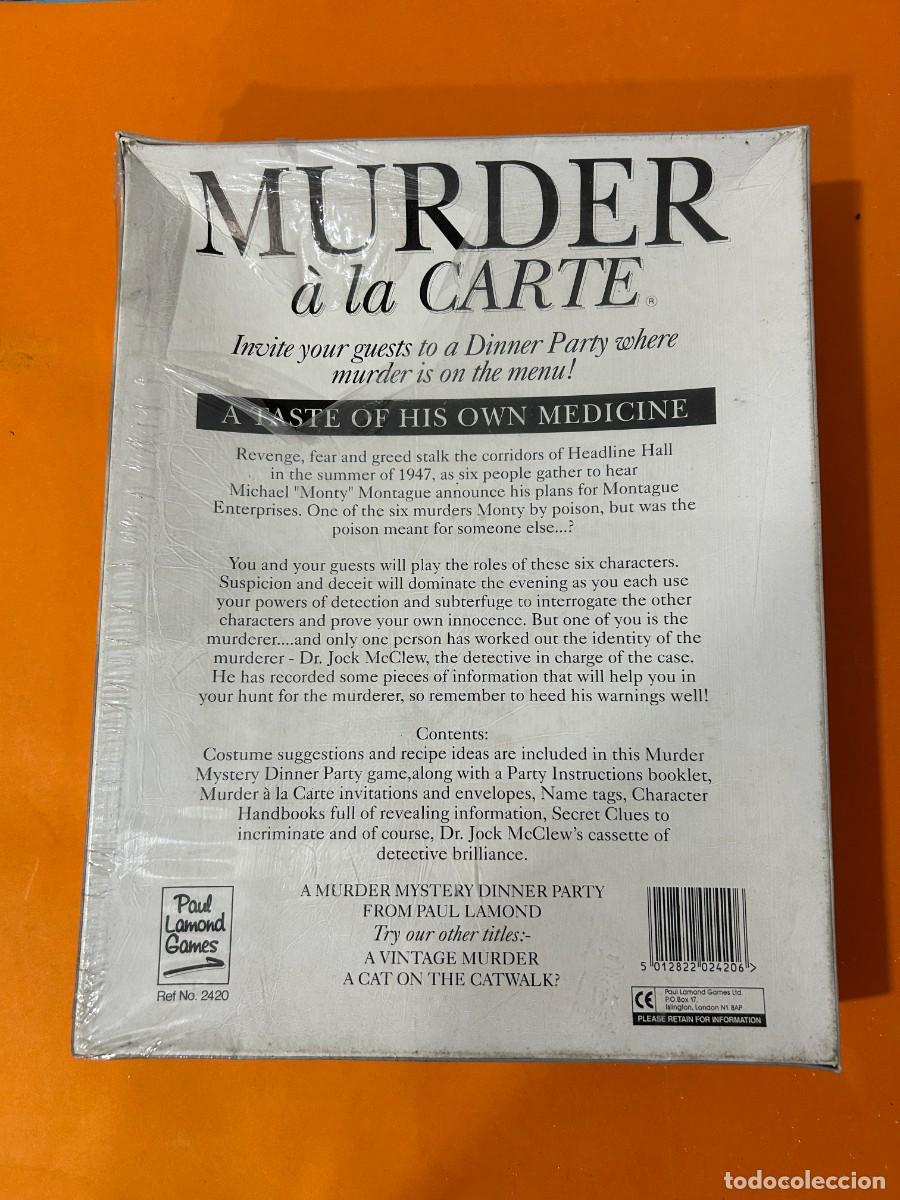 "Murder Alacarte: A Vintage Murder" – 1937-Themed Murder Mystery Party Game For 6 Players - View #12