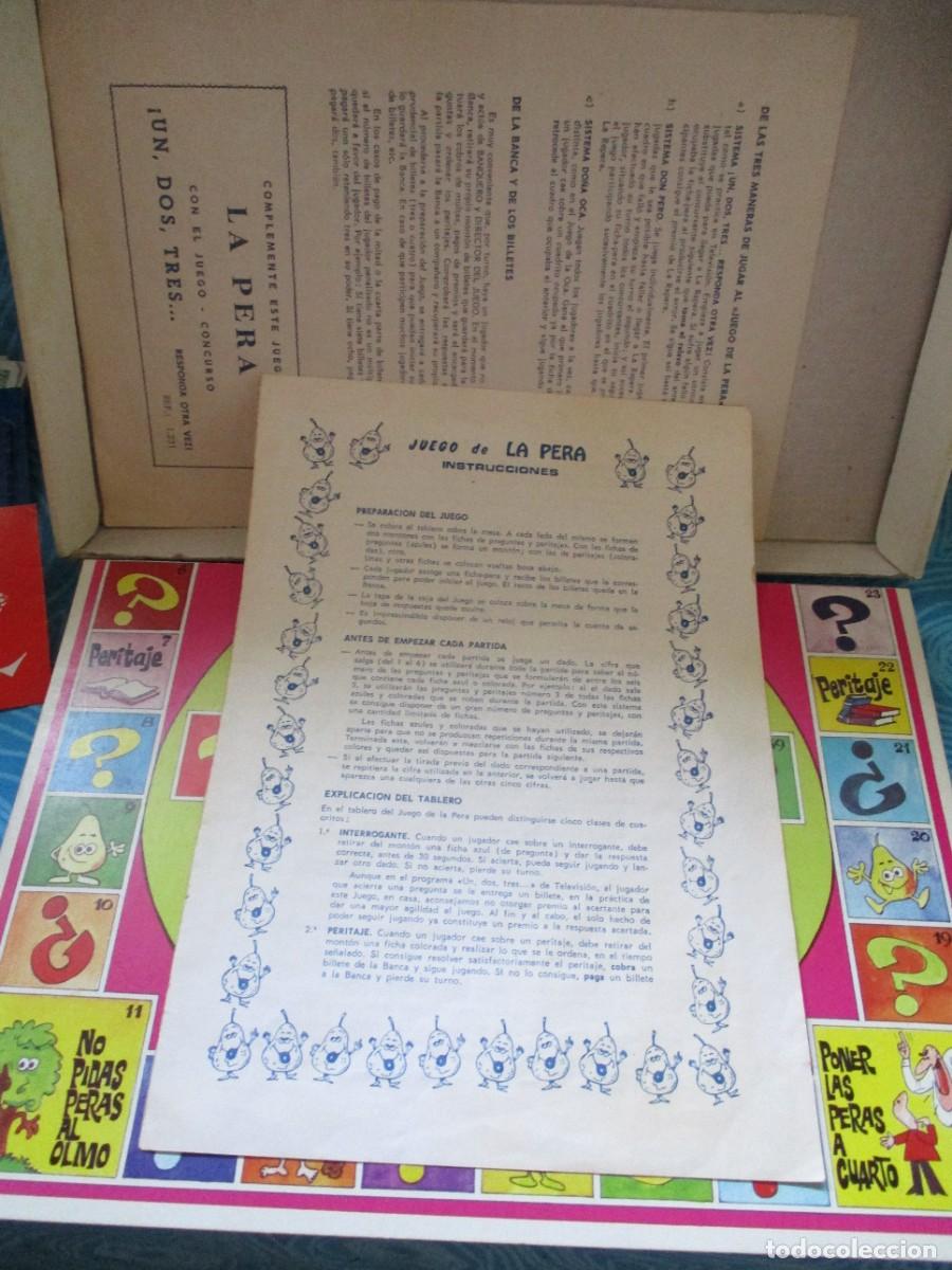 Juegos de mesa: ANTIGUO JUEGO LA PERA, DEL 1, 2, 3 - Foto 16
