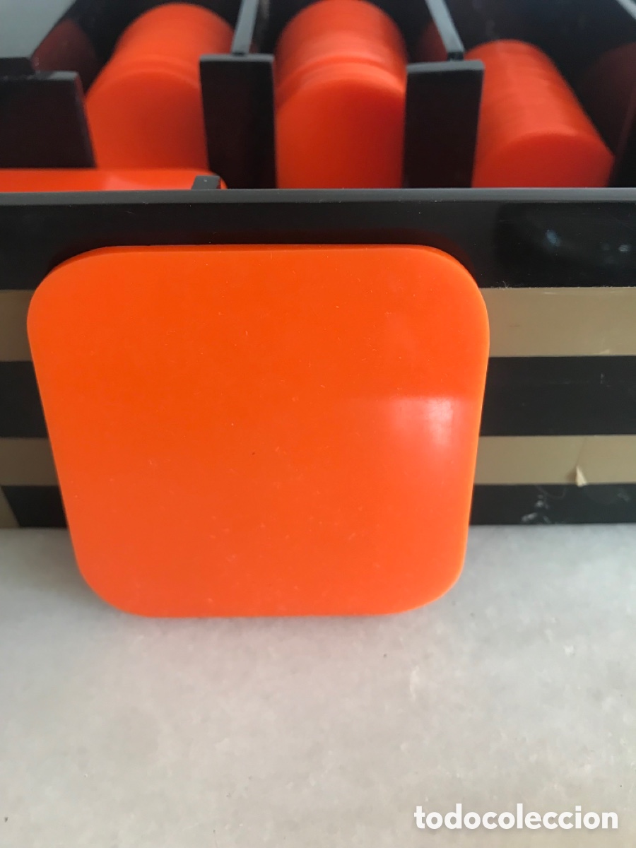 Juegos de mesa: Fichas vintage con estuche - Foto 3